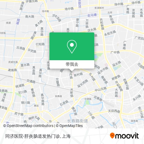 同济医院-肝炎肠道发热门诊地图
