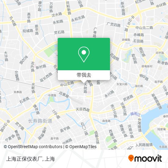 上海正保仪表厂地图