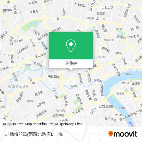 老鸭粉丝汤(西藏北路店)地图