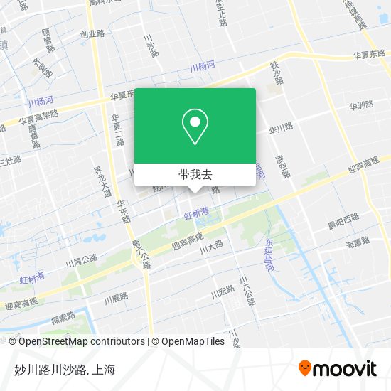 妙川路川沙路地图