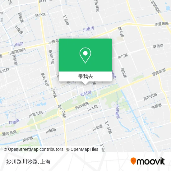 妙川路川沙路地图
