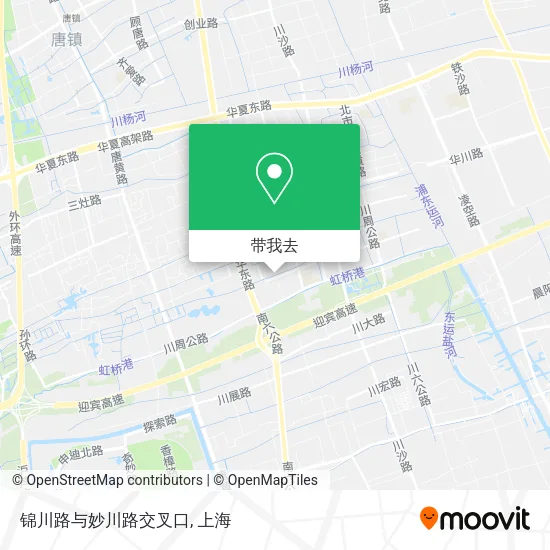 锦川路与妙川路交叉口地图