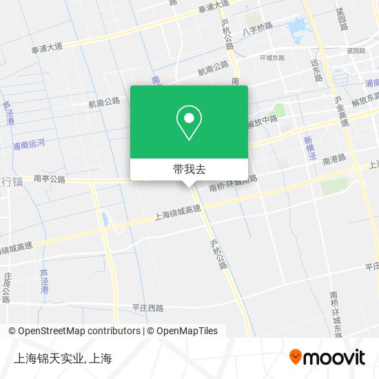上海锦天实业地图