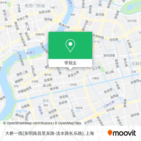 大桥一线(东明路昌里东路-淡水路长乐路)地图