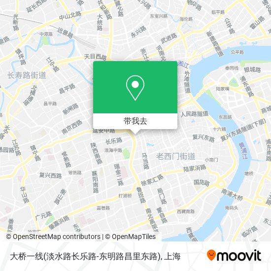 大桥一线(淡水路长乐路-东明路昌里东路)地图