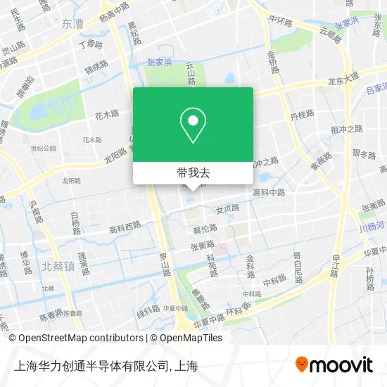 上海华力创通半导体有限公司地图