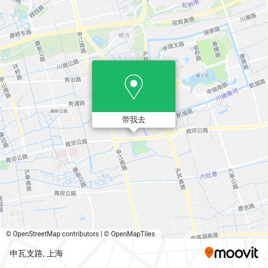 申瓦支路地图