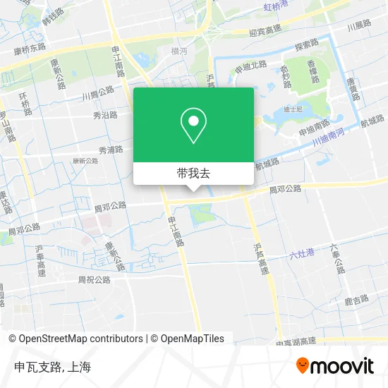 申瓦支路地图