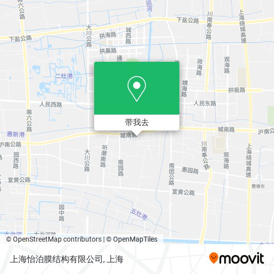 上海怡泊膜结构有限公司地图