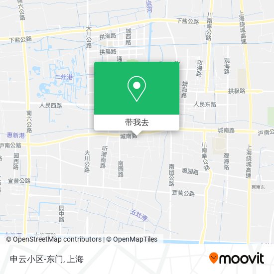 申云小区-东门地图