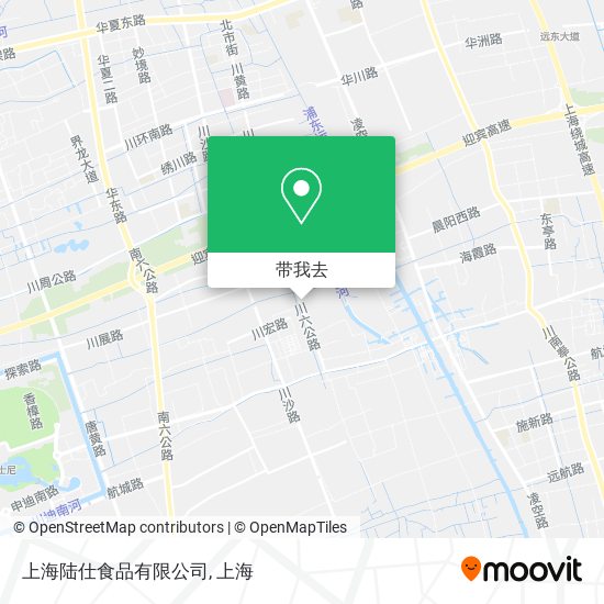 上海陆仕食品有限公司地图