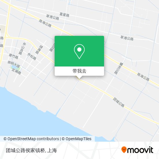 团城公路侯家镇桥地图