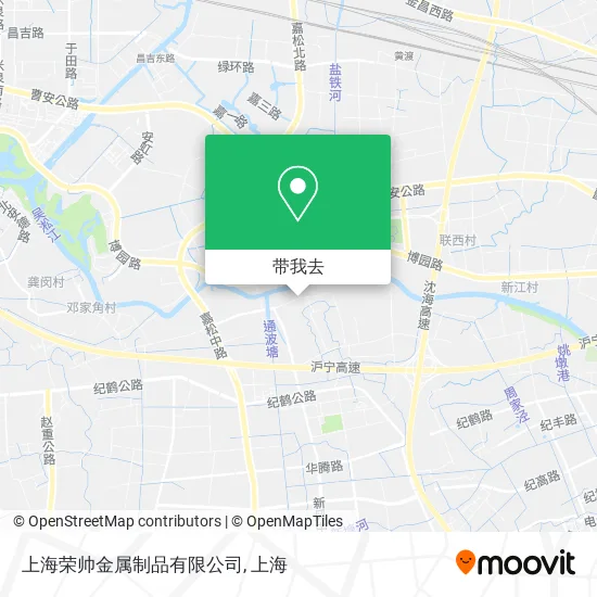 上海荣帅金属制品有限公司地图