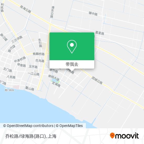 乔松路/绿海路(路口)地图