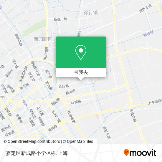 嘉定区新成路小学-A栋地图