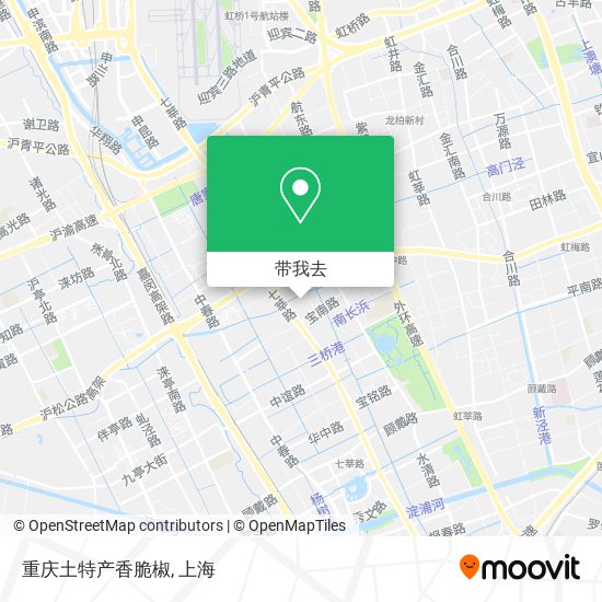 重庆土特产香脆椒地图