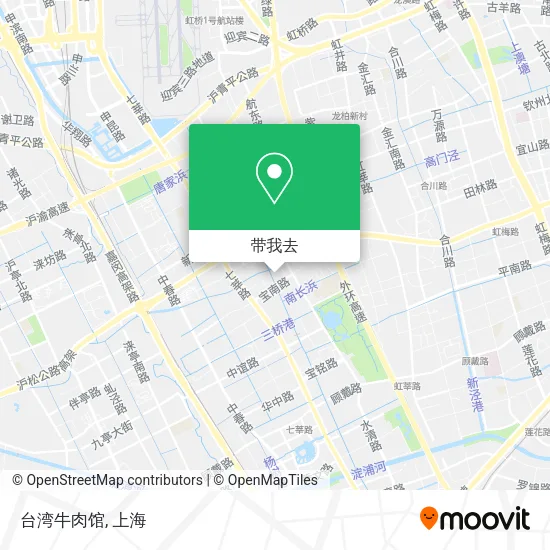 台湾牛肉馆地图