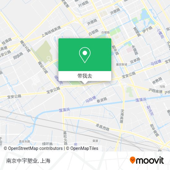 南京中宇塑业地图
