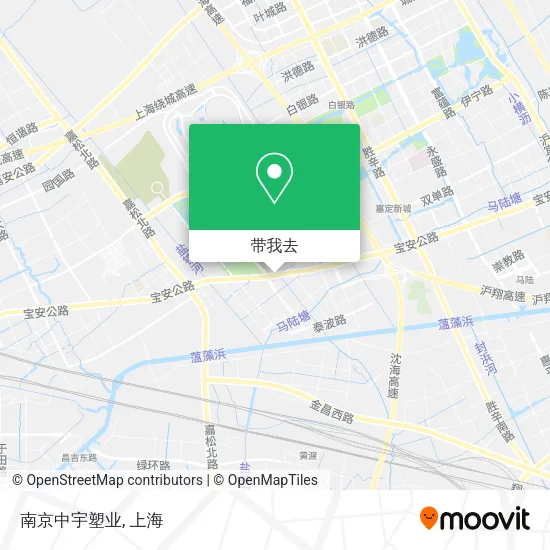 南京中宇塑业地图