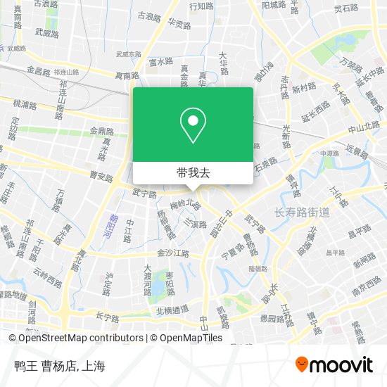 鸭王 曹杨店地图