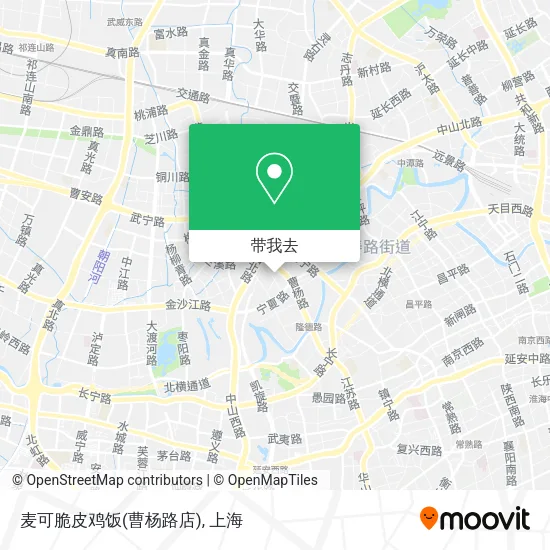 麦可脆皮鸡饭(曹杨路店)地图