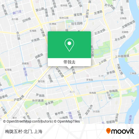 梅陇五村-北门地图