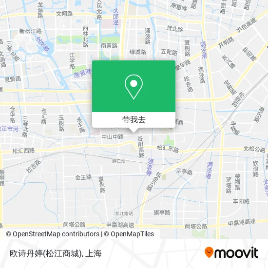 欧诗丹婷(松江商城)地图