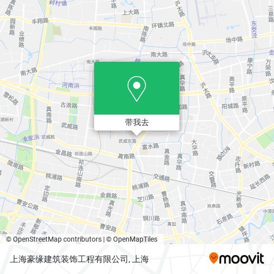 上海豪缘建筑装饰工程有限公司地图