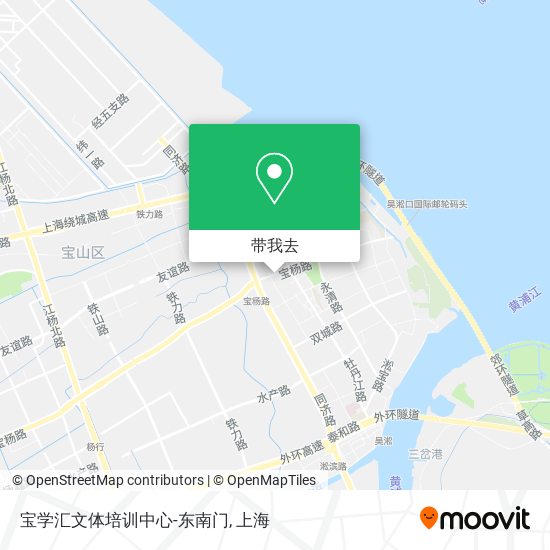 宝学汇文体培训中心-东南门地图