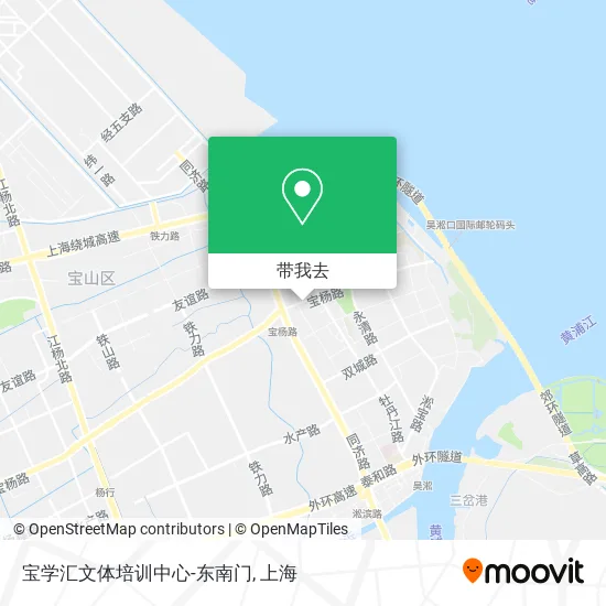 宝学汇文体培训中心-东南门地图