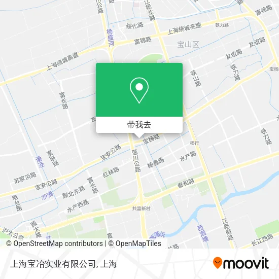 上海宝冶实业有限公司地图