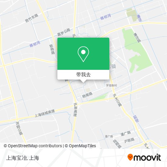 上海宝冶地图