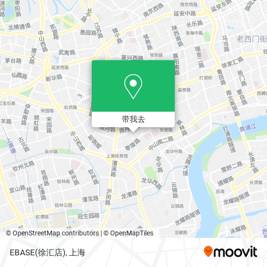 EBASE(徐汇店)地图