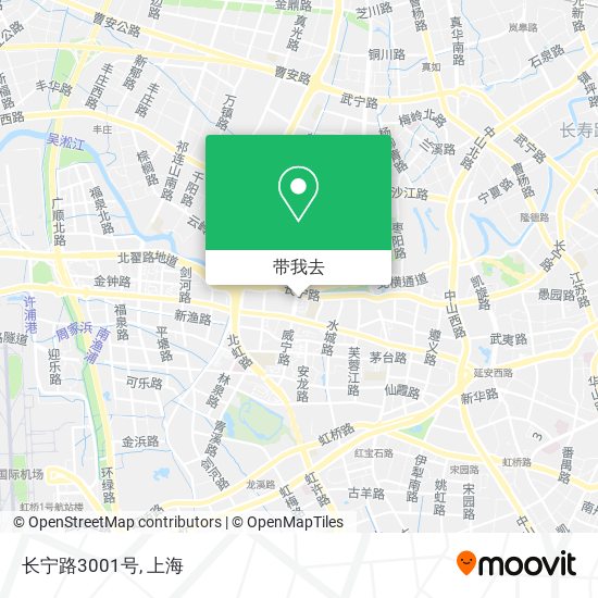 长宁路3001号地图