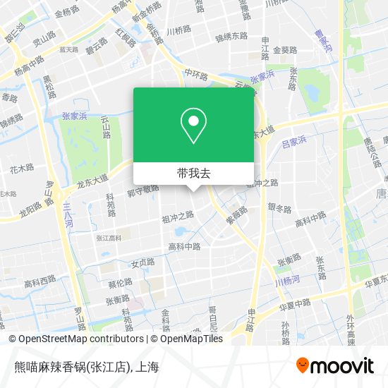 熊喵麻辣香锅(张江店)地图