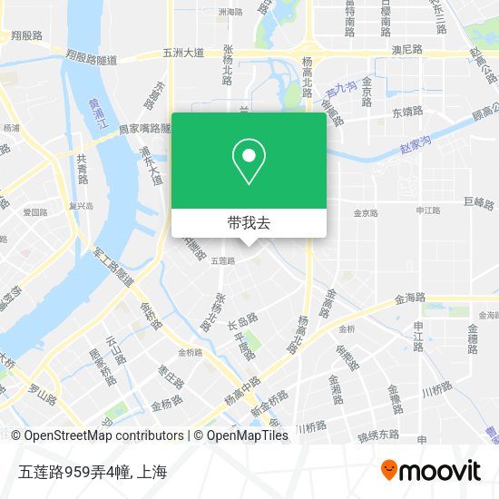 五莲路959弄4幢地图