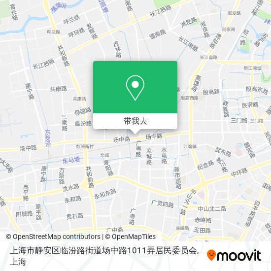 上海市静安区临汾路街道场中路1011弄居民委员会地图