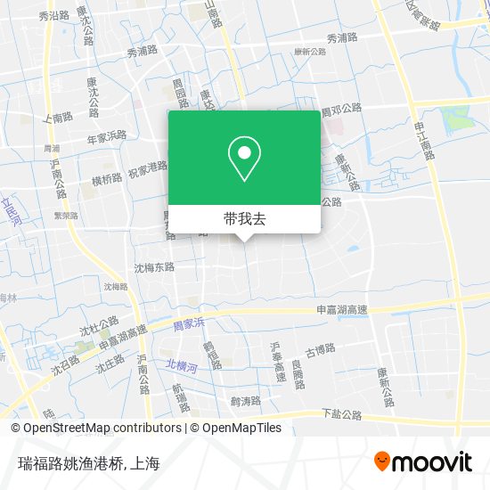 瑞福路姚渔港桥地图