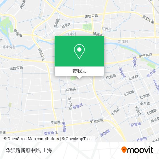 华强路新府中路地图