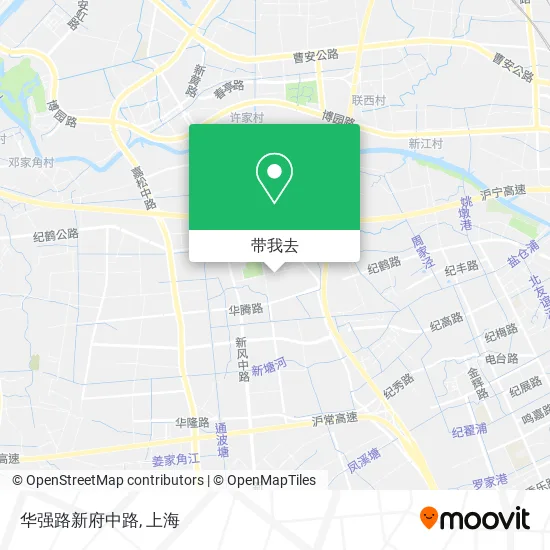 华强路新府中路地图