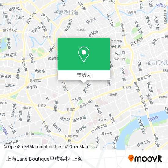 上海Lane Boutique里璞客栈地图