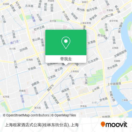 上海租家酒店式公寓(桂林东街分店)地图