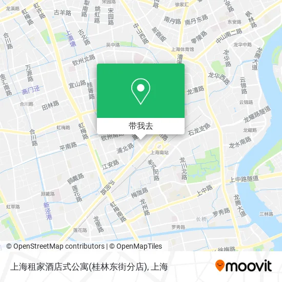 上海租家酒店式公寓(桂林东街分店)地图