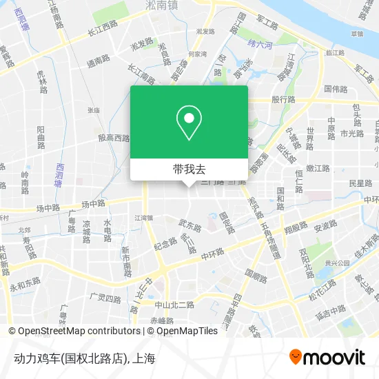 动力鸡车(国权北路店)地图