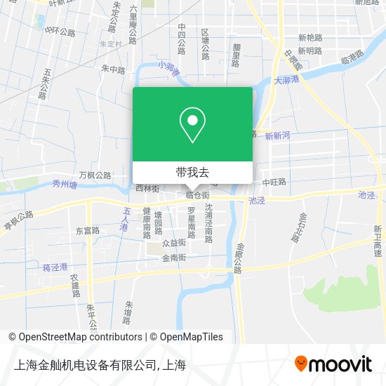 上海金舢机电设备有限公司地图