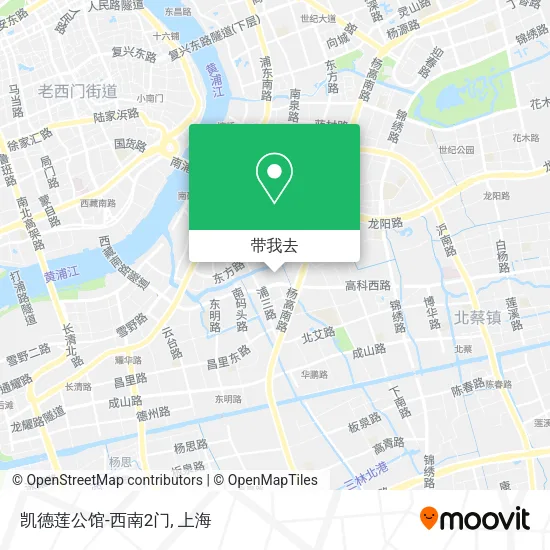 凯德莲公馆-西南2门地图