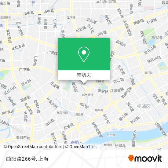 曲阳路266号地图