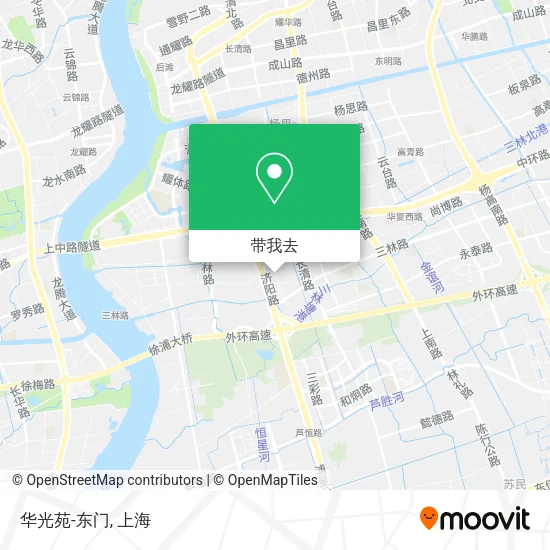 华光苑-东门地图