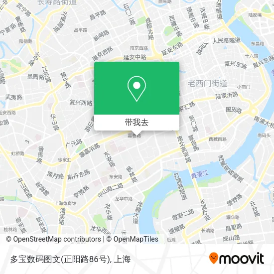 多宝数码图文(正阳路86号)地图
