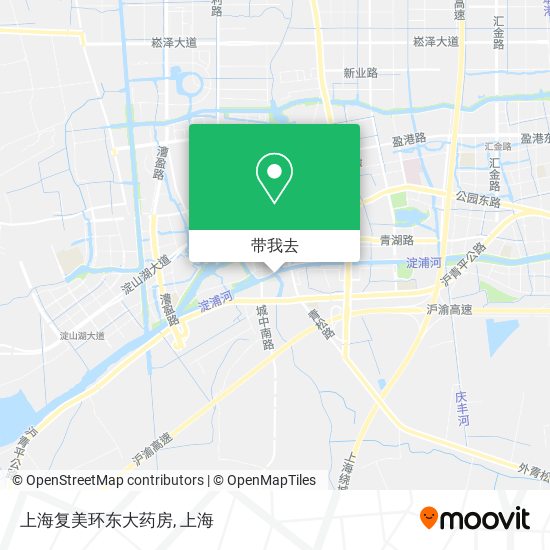 上海复美环东大药房地图